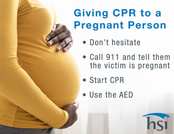 Giving CPR to a Pregnant Person