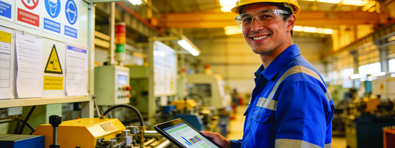 Safety personnel using AI
