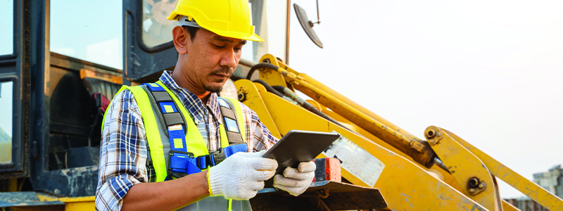 Safety worker using AI