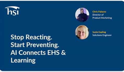 Stop Reacting. Start Preventing. AI Connects EHS & Learning