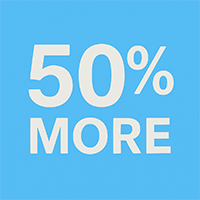 50 more bright blue sm