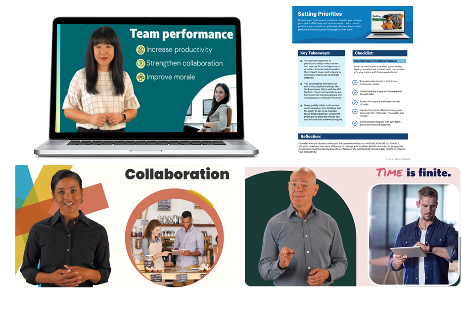 Professional Productivity Collage Laptop