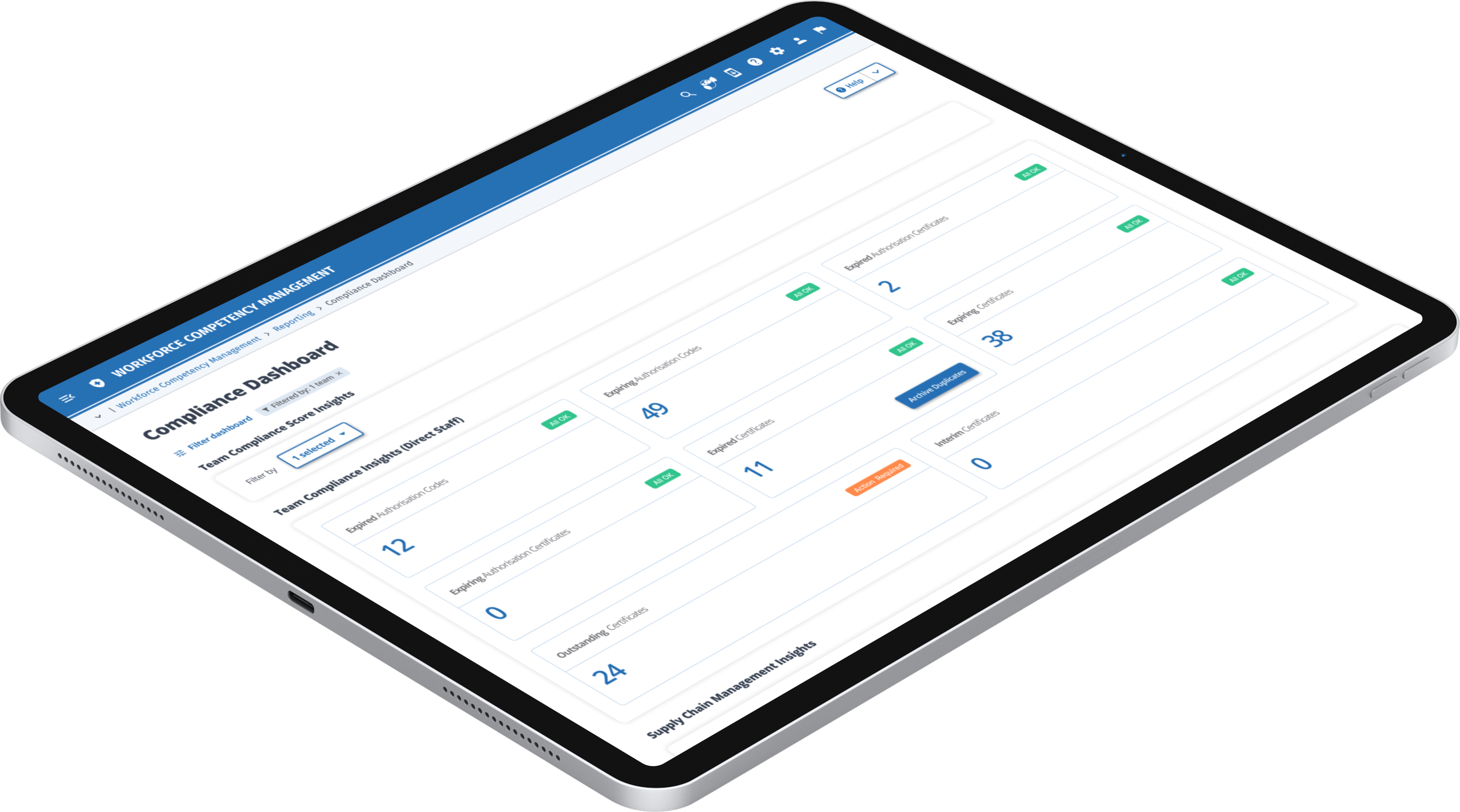Competency Scoring & Workforce Readiness Dashboards