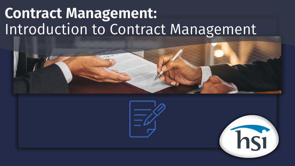 Contract Management: 01. Introduction to Contract Management