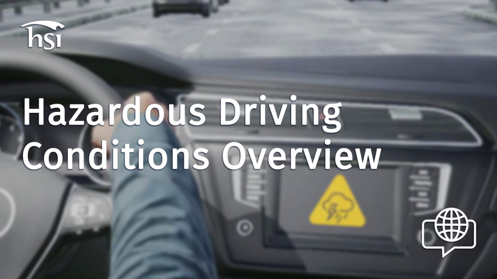 Hazardous Driving Conditions Overview