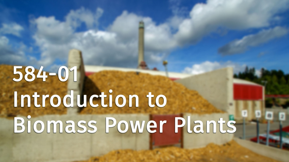 584-01 - Introduction to Biomass Power Plants 584-01 - Introduction to Biomass Power Plants