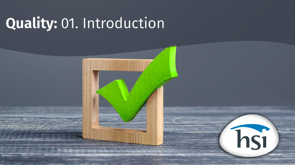 Quality: 01. Introduction Quality: 01. Introduction