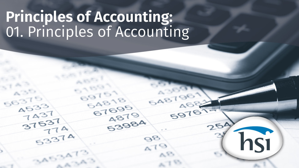 Principles of Accounting: 01. Principles of Accounting