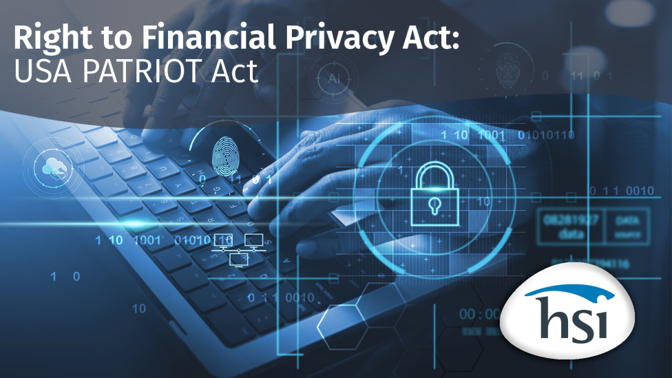 Right to Financial Privacy Act: USA PATRIOT Act