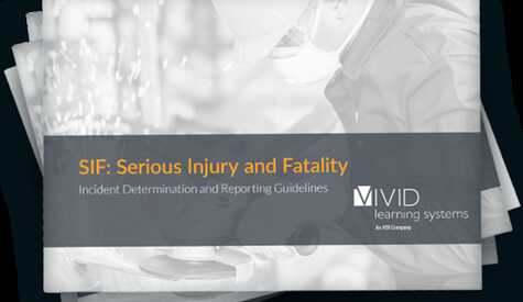 SIF: Serious Injury and Fatality SIF: Serious Injury and Fatality