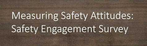 Measuring Safety Attitudes 测量安全的态度
